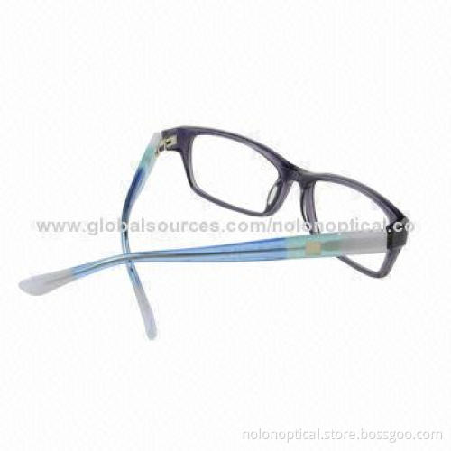 New Style Acetate Optical Frame with Italy Material, Demo Lens, Customized Logo